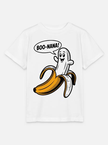Boonana Halloween Banane - Stanley/Stella Kinder T-Shirt MINI CREATOR  - Weiß