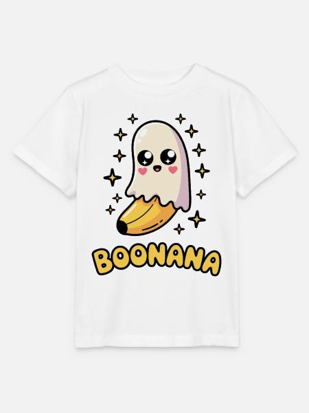 Boonana Halloween Banane - Stanley/Stella Kinder T-Shirt MINI CREATOR - Weiß