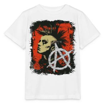Fille punk rock - T-shirt bio MINI CREATOR Stanley/Stella Enfant - blanc - Devant - Maike (125cm)
