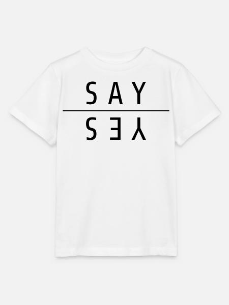 Say Yes Geschenk - Stanley/Stella Kinder T-Shirt MINI CREATOR - Weiß