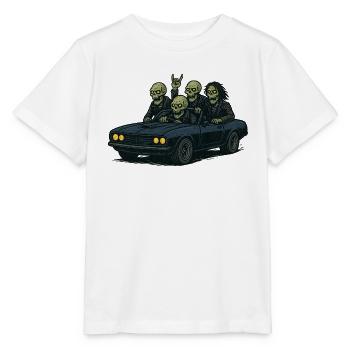 Zombie Road Trip - Stanley/Stella MINI CREATOR Kids’ T-Shirt - white - Front - Maike (125cm)