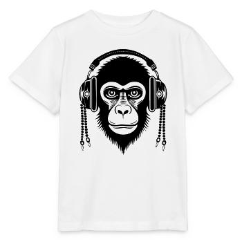 Echo Monkey Head Reverberation Urban Edition Shirt - Stanley/Stella MINI CREATOR Kids’ T-Shirt - white - Front - Maike (125cm)