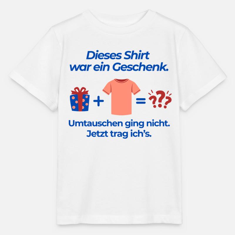 Dieses Shirt war ein Geschenk - Stanley/Stella Kinder T-Shirt MINI CREATOR  - Weiß