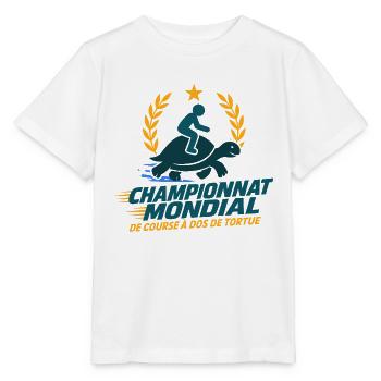 Turtle Race Championship - Stanley/Stella MINI CREATOR Kids’ T-Shirt - white - Front - Maike (125cm)