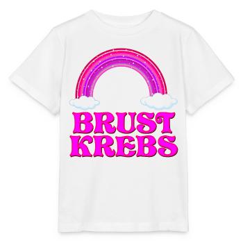 BRUSTKREBS REGENBOGEN - Stanley/Stella Kinder T-Shirt MINI CREATOR  - Weiß - Vorne - Maike (125cm)