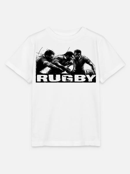 Rugby in Bewegung - Stanley/Stella Kinder T-Shirt MINI CREATOR - Weiß