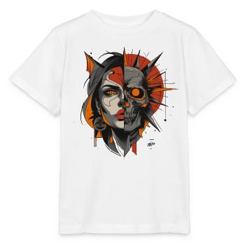 Dualité de l’humanité - T-shirt bio MINI CREATOR Stanley/Stella Enfant - blanc - Devant - Maike (125cm)