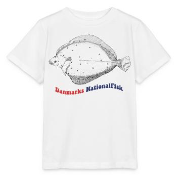 Dänemarks nationale Fisch-Rüben-Spaette - Stanley/Stella Kinder T-Shirt MINI CREATOR  - Weiß - Vorne - Maike (125cm)