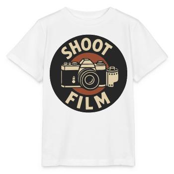 Shoot Film Retro Camera - Stanley/Stella MINI CREATOR Kids’ T-Shirt - white - Front - Maike (125cm)