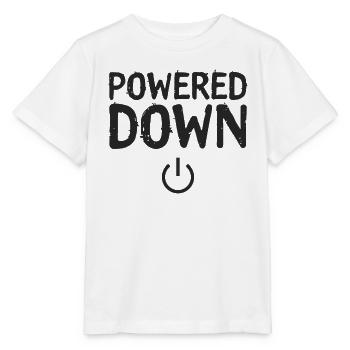 État de l’alimentation éteint - T-shirt bio MINI CREATOR Stanley/Stella Enfant - blanc - Devant - Maike (125cm)