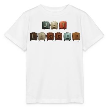 JET LAGLAG – valise en l’air - T-shirt bio MINI CREATOR Stanley/Stella Enfant - blanc - Devant - Maike (125cm)
