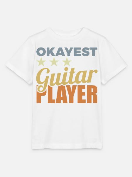 Durchschnittlicher Gitarrenspieler - Stanley/Stella Kinder T-Shirt MINI CREATOR - Weiß