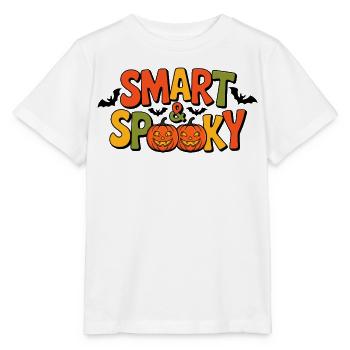 Smart & Spooky Halloween Design - Stanley/Stella Kinder T-Shirt MINI CREATOR  - Weiß - Vorne - Maike (125cm)