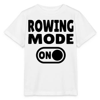 Mode d’aviron ON - Rudern - T-shirt bio MINI CREATOR Stanley/Stella Enfant - blanc - Devant - Maike (125cm)