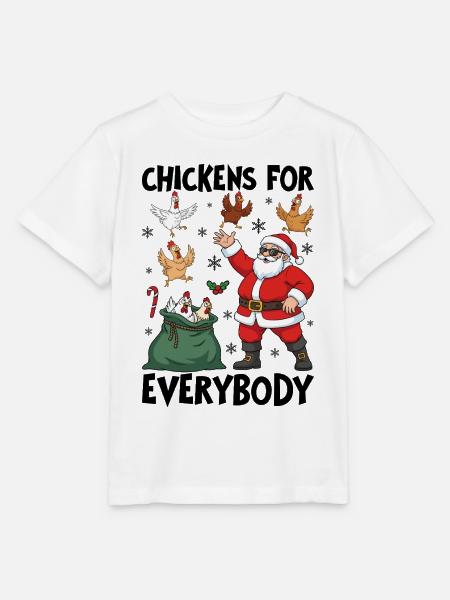 Chickens for Everybody - Stanley/Stella Kinder T-Shirt MINI CREATOR - Weiß