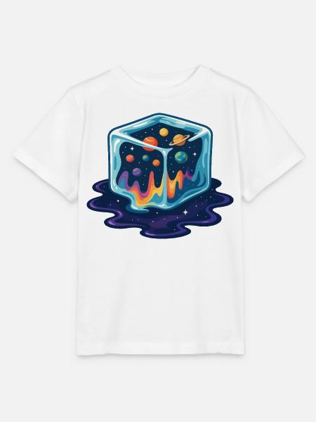 Kosmische Eiswürfel-Galaxie - Stanley/Stella Kinder T-Shirt MINI CREATOR - Weiß