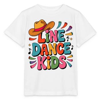 Line Dance Kids - Stanley/Stella MINI CREATOR Kids’ T-Shirt - white - Front - Maike (125cm)