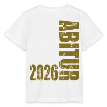 Abitur 2026 - Stanley/Stella Kinder T-Shirt MINI CREATOR  - Weiß - Vorne - Maike (125cm)
