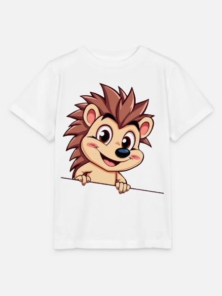 Flinker Igel am Draht - Stanley/Stella Kinder T-Shirt MINI CREATOR  - Weiß