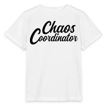 Die Chaos-Koordinatorin - Alles im Griff - Stanley/Stella Kinder T-Shirt MINI CREATOR  - Weiß - Vorne - Maike (125cm)