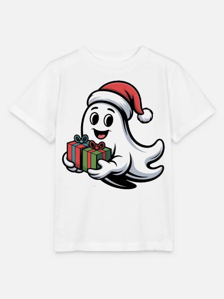 Weihnachtsgeist mit Geschenken - Stanley/Stella Kinder T-Shirt MINI CREATOR - Weiß