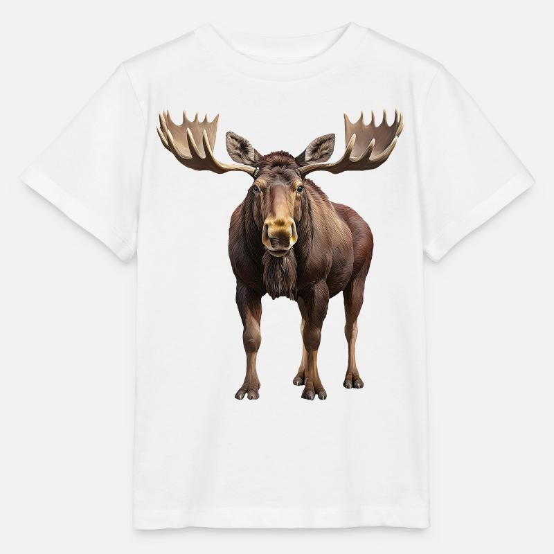 Elch - Stanley/Stella Kinder T-Shirt MINI CREATOR - Weiß