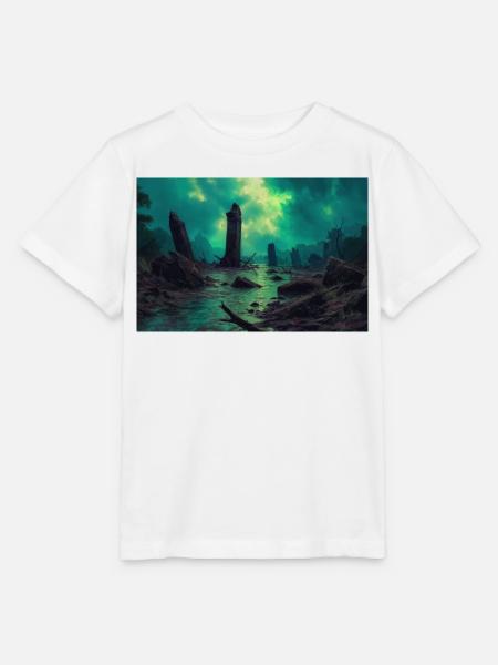 Dark Fantasy Illustration - Stanley/Stella Kinder T-Shirt MINI CREATOR  - Weiß