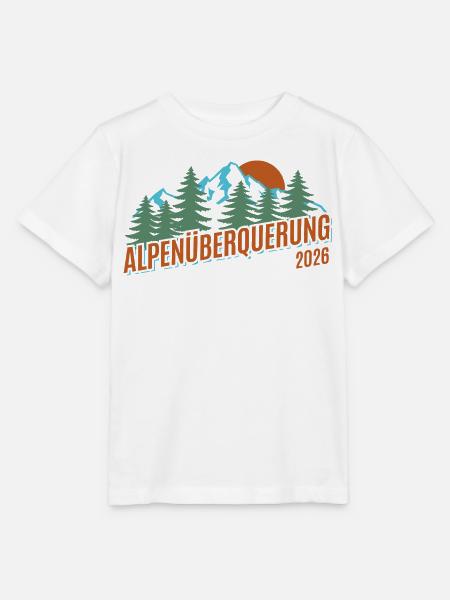 Alpen Überquerung 2026 - Wandern - Stanley/Stella Kinder T-Shirt MINI CREATOR - Weiß