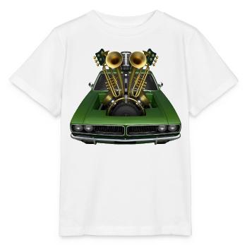 BRASS BAND - sound & vision - T-shirt bio MINI CREATOR Stanley/Stella Enfant - blanc - Devant - Maike (125cm)