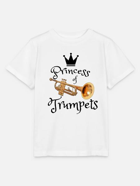 Goldene Trompete Krone - Stanley/Stella Kinder T-Shirt MINI CREATOR - Weiß