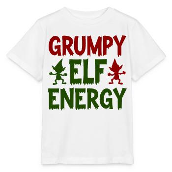 Grumpy Elf Energy Grumpy Imp - Stanley/Stella MINI CREATOR Kids’ T-Shirt - white - Front - Maike (125cm)