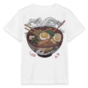 Grand bol de ramen - T-shirt bio MINI CREATOR Stanley/Stella Enfant - blanc - Devant - Maike (125cm)