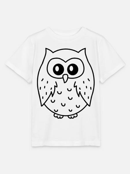 Eulen - Stanley/Stella Kinder T-Shirt MINI CREATOR - Weiß