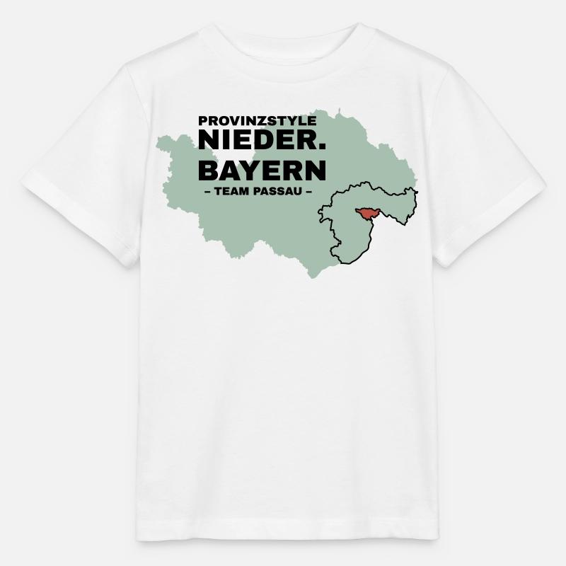 Basse-Bavière | PASSAU - T-shirt bio MINI CREATOR Stanley/Stella Enfant - blanc