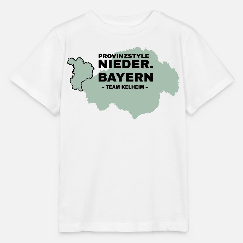 Basse-Bavière | KELHEIM - T-shirt bio MINI CREATOR Stanley/Stella Enfant - blanc