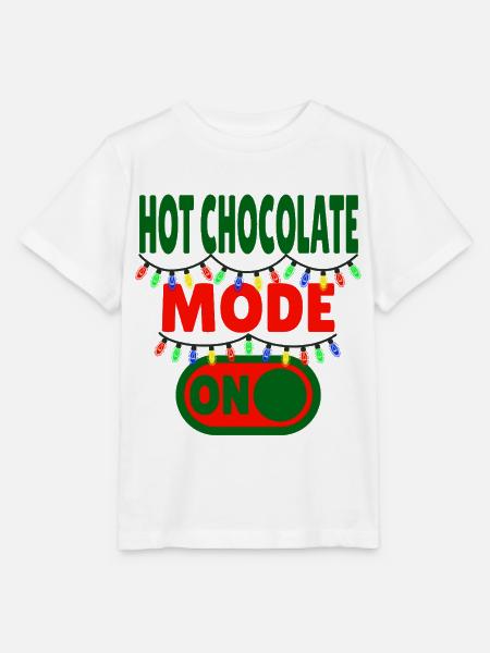 Hot Chocolate Mode ON - Stanley/Stella Kinder T-Shirt MINI CREATOR - Weiß