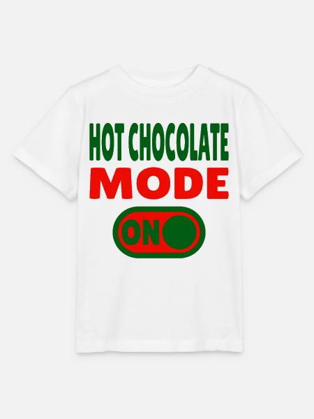Hot Chocolate Mode ON - Stanley/Stella Kinder T-Shirt MINI CREATOR - Weiß