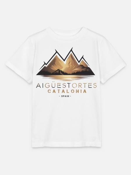 Nationalpark Aigüestortes, Pyrenäen, Katalonien - Stanley/Stella Kinder T-Shirt MINI CREATOR  - Weiß
