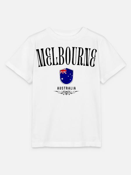 Souvenir Melbourne, Melbourne Australien - Stanley/Stella Kinder T-Shirt MINI CREATOR - Weiß