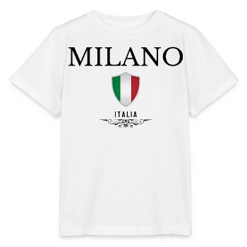 Souvenir Milan, Milan Italy - Stanley/Stella MINI CREATOR Kids’ T-Shirt - white - Front - Maike (125cm)