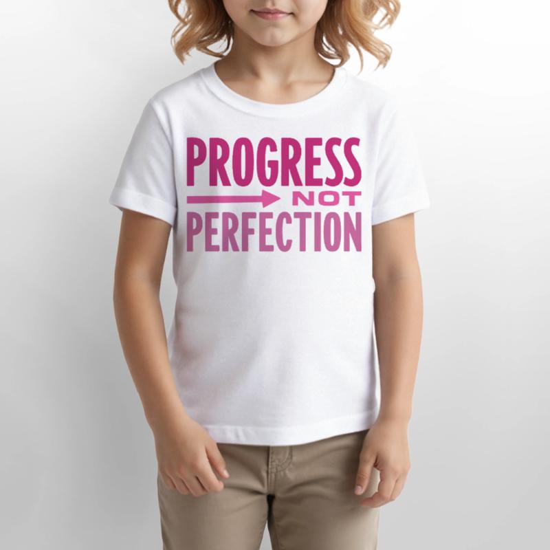 Le progrès, pas la perfection Le progrès compte T-shirt bio MINI CREATOR Stanley/Stella Enfant
