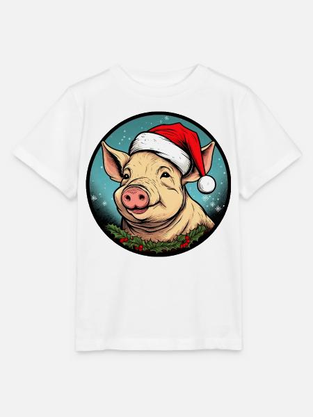 Ferkel Weihnachten - Stanley/Stella Kinder T-Shirt MINI CREATOR - Weiß