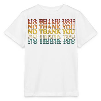 Non merci - T-shirt bio MINI CREATOR Stanley/Stella Enfant - blanc - Devant - Maike (125cm)