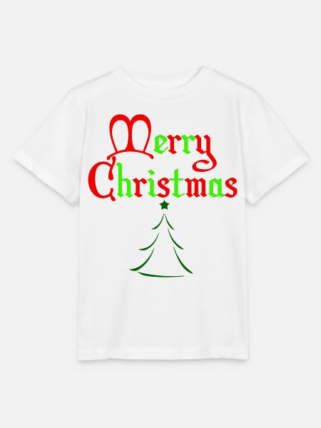 Frohe Weihnachts-Gotikbaum - Stanley/Stella Kinder T-Shirt MINI CREATOR - Weiß