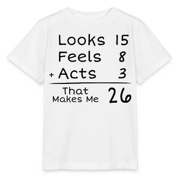 26-jähriges Jubiläum Humorvoll | 26. Jubiläum - Stanley/Stella Kinder T-Shirt MINI CREATOR  - Weiß - Vorne - Maike (125cm)