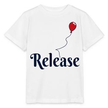 Release Loslassen Luftballon - Stanley/Stella Kinder T-Shirt MINI CREATOR  - Weiß - Vorne - Maike (125cm)