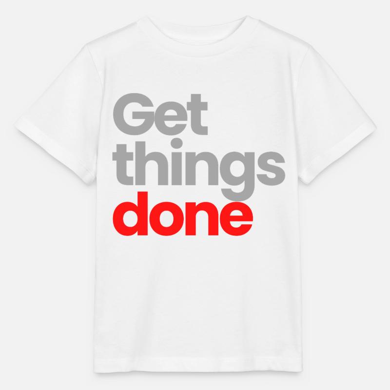 Faites avancer les choses - T-shirt bio MINI CREATOR Stanley/Stella Enfant - blanc