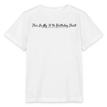 15-jähriges Jubiläum, 15-jähriges Jubiläum - Stanley/Stella Kinder T-Shirt MINI CREATOR  - Weiß - Vorne - Maike (125cm)