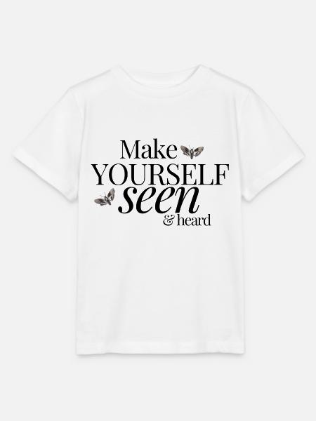 Make Yourself Seen & Heard - Stanley/Stella Kinder T-Shirt MINI CREATOR - Weiß