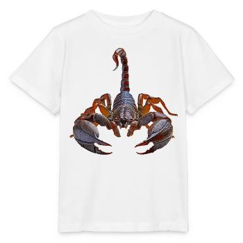 Skorpion - Stanley/Stella Kinder T-Shirt MINI CREATOR  - Weiß - Vorne - Maike (125cm)